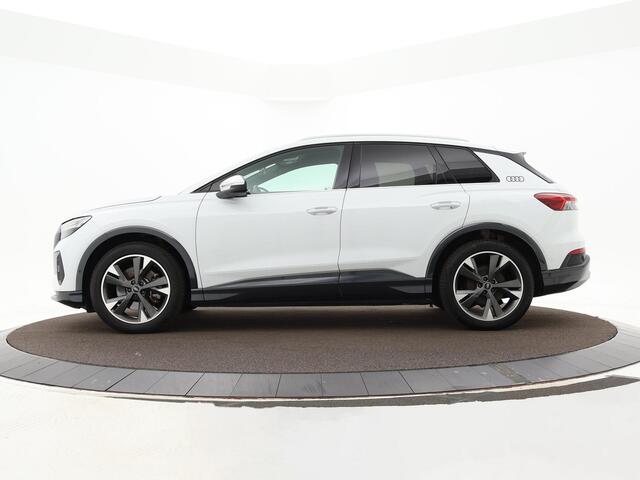 Audi Q4 e-tron 40 204pk Launch edition Advanced Plus 77 kWh · SOH 95,9% · Camera · Apple/Android Car Play · Navigatie · Stoelverwarming · Warmtepomp · 20'' Inch ·