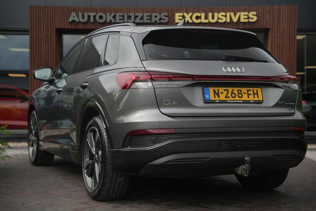 Audi Q4 e-tron 35 Launch edition Advanced 55 kWh Verkeersbord detectie Koplampreiniging Trekhaak uitklapbaar DAB Parkeersensoren voor en achter 20"L.M.