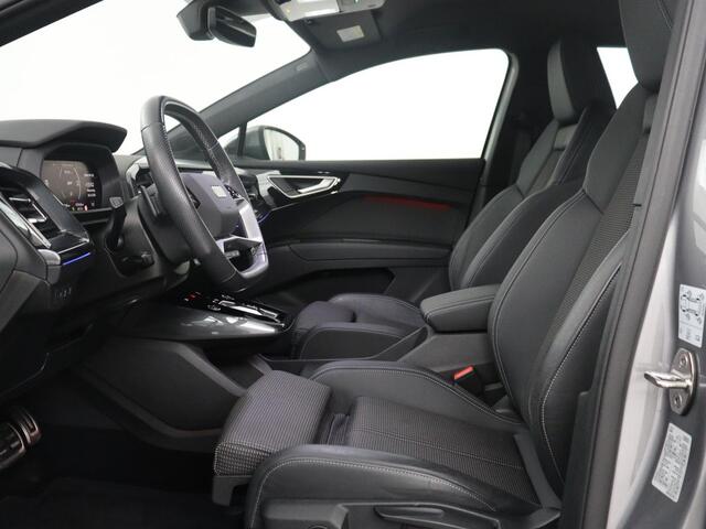 Audi Q4 e-tron 40 77KWH 150 KW S-Line | SOH 96,3% | Half leder | Adaptive cruise | Stoelverwarming | Drive select | Navigatie | Carplay | Sfeerverlichting | Camera | Park assist | Elektrische achterklep