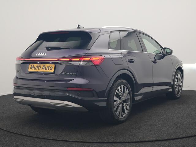 Audi Q4 e-tron 40 S edition 82 kWh 204pk Dealer O.H. | Adaptive Cruise | Head Up | Camera | Lederen Sportstoelen Memory & Verwarmd | Blis | Keyless | Matrix LED | Apple Carplay | Navigatie | DAB | 19"L.M |
