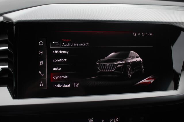 Audi Q4 e-tron 40 Advanced edition 77 kWh / Trekhaak / Camera / Head-up / CarPlay / Matrix LED / 19'' / Warmtepomp / Dodehoek / DAB / ACC