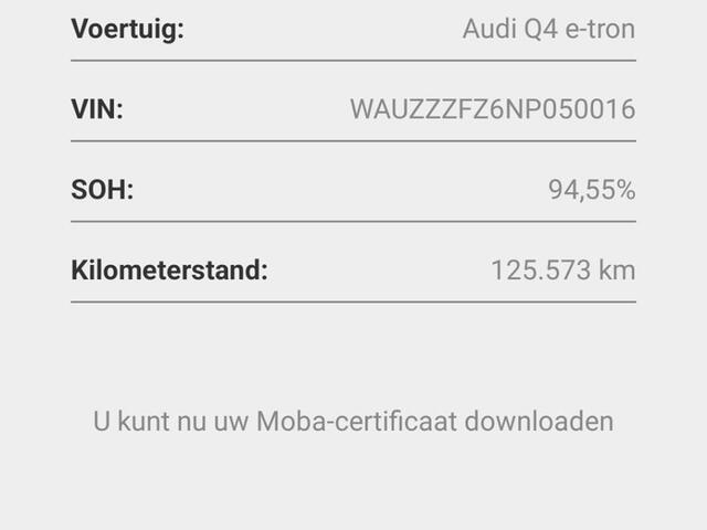 Audi Q4 e-tron 45 SOH 94% quattro Advanced edition 77 kWh