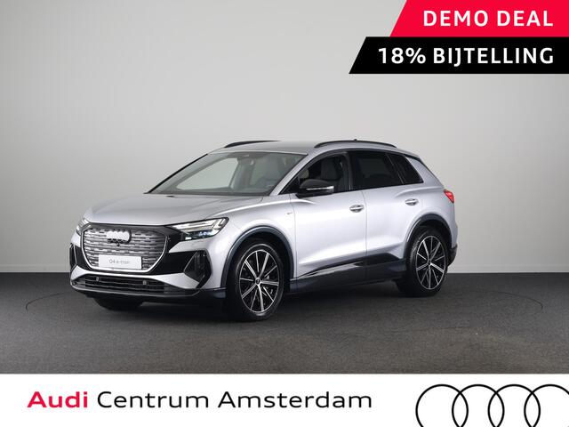 Audi Q4 e-tron 45 S edition Competition e-tron 82 kWh 286 pk | Assistentiepakket plus | Comfortpakket | Ambient lichtpakket | Optiekpakket zwart plus | 20 inch Lichtmetalen velgen