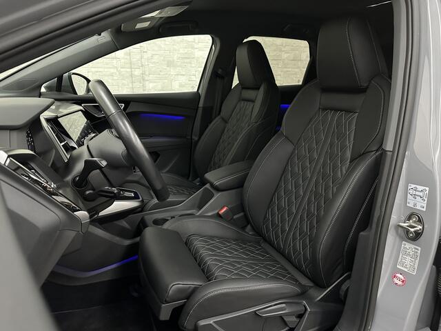 Audi Q4 e-tron 40 204pk 77 kWh | #RS-Leder | 96,7% SOH | 5x Q4 OP VOORRAAD! | ACC | Matrix-LED | Sfeerverlichting | 3 Zone Clima | Carplay | Getint Glas | Zwarte Hemelbekleding | Kieselgrau | Btw auto, 27150,= ex. | Bovag garantie. 4x Q4 op voorraad!