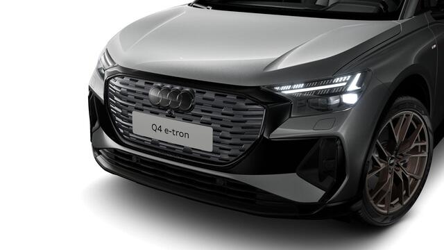 Audi Q4 e-tron 45 quattro S edition 77 kWh | 265 PK | SoH 91% | Matrix LED koplampen | Achteruitrijcamera | Adaptive cruise control | Stoelverwarming | S line |