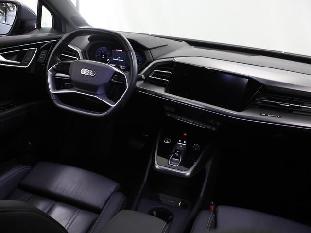 Audi Q4 e-tron 50 quattro Launch edition Advanced Plus 77 kWh | SOH 93% | Sportstoelen | HUD | Virtual CockPit | Ele.verstelbare stoelen + Geheugen | Camera | DAB | Apple CarPlay/Android Auto | Stoelverwarming | Adaptieve Cruise Control | SONOS Audio | Ele.kofferdeksel | Trekhaak |