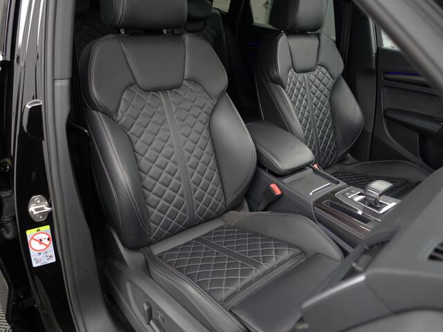 Audi Q5 3.0 TFSI SQ5 Quattro Pro Line Plus Aut- Design Sport Leder, Full Carbon, Head Up, Sfeerverlichting, Stoelmassage, 360 Camera