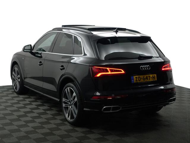 Audi Q5 3.0 TFSI SQ5 Quattro Pro Line Plus Aut- Design Sport Leder, Full Carbon, Head Up, Sfeerverlichting, Stoelmassage, 360 Camera