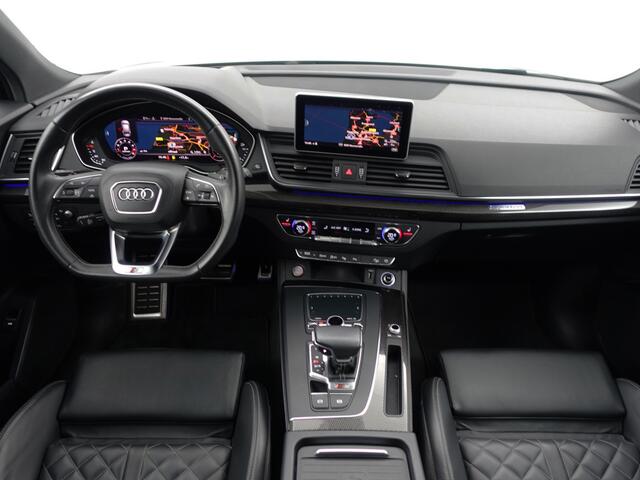 Audi Q5 3.0 TFSI SQ5 Quattro Pro Line Plus Aut- Design Sport Leder, Full Carbon, Head Up, Sfeerverlichting, Stoelmassage, 360 Camera