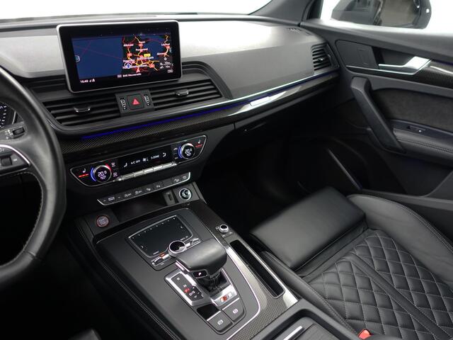 Audi Q5 3.0 TFSI SQ5 Quattro Pro Line Plus Aut- Design Sport Leder, Full Carbon, Head Up, Sfeerverlichting, Stoelmassage, 360 Camera