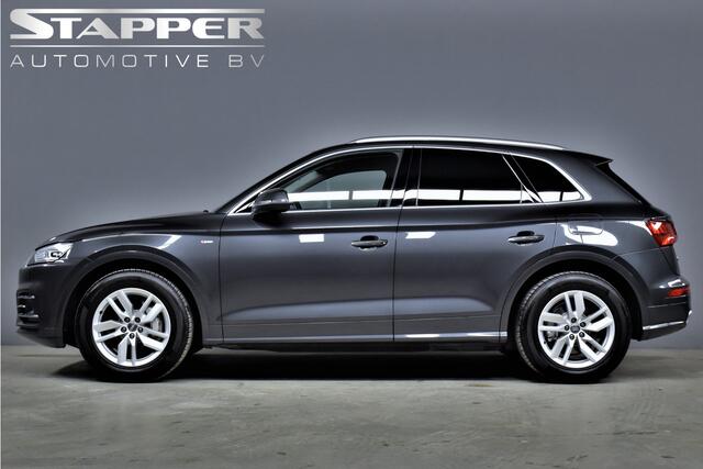 Audi Q5 50 TFSI e Automaat Quattro S-Line 1e Eig. Dealer OH Luchtvering/Trekhaak/Keyless/Standkachel/Navi/Led/Adap-Cruise/Stoelverw.