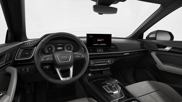 Audi Q5 Sportback 50 TFSI e S edition Competition Automaat | Achteruitrijcamera | Optiekpakket zwart plus | Audi soundsystem | Stoelverwarming voorin | Parkeerhulp voor en achter | MMI navigatie plus | Matrix-ledkoplampen met Audi-laserlicht, ledachterlichten, li