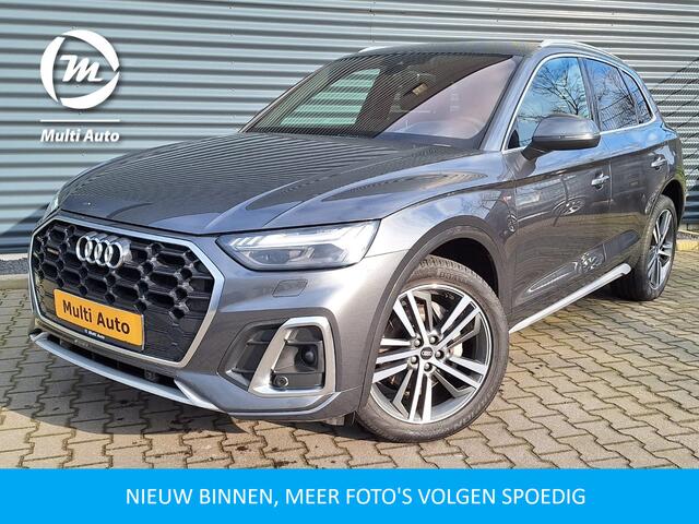 Audi Q5 50 TFSI e quattro S-Line Plug In Hybrid Daytona Grijs PHEV | Carplay | Trekhaak af Fabriek | Adaptive Cruise | Camera | Virtual | Head-up Display | Keyless |