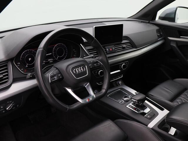 Audi Q5 55 TFSi e 367 Pk quattro S-Line | Adaptive Cruise | Leder | Panoramadak | Carplay | Stoelverwarming | Camera | Parkeersensoren | 20 Inch