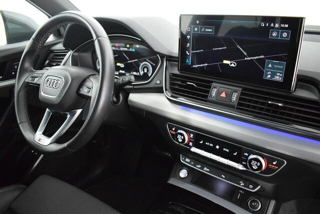 Audi Q5 50 TFSI e 299pk 2x S-Line Trekhaak Camera ACC Stoelverwarming Navigatie