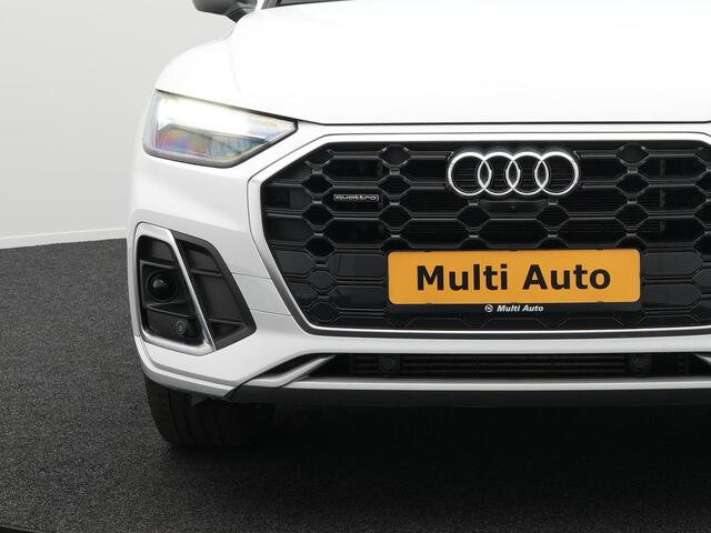 Audi Q5 55 TFSI e Quattro S-Line Plug in Hybrid PHEV | Panodak | Sportstoelen Memory | Adaptive Cruise | Trekhaak af Fabriek | Bang & Olufsen | Sound | Head Up | Apple Carplay | 360 Camera | Navigatie | Virtual | L.M. 19" |