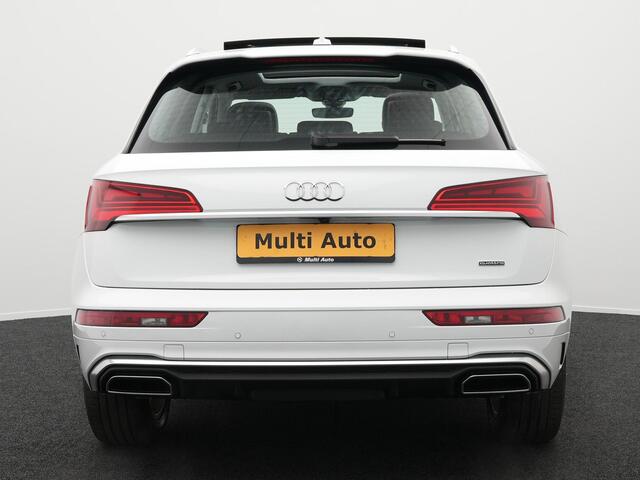 Audi Q5 55 TFSI e Quattro S-Line Plug in Hybrid PHEV | Panodak | Sportstoelen Memory | Adaptive Cruise | Trekhaak af Fabriek | Bang & Olufsen | Sound | Head Up | Apple Carplay | 360 Camera | Navigatie | Virtual | L.M. 19" |