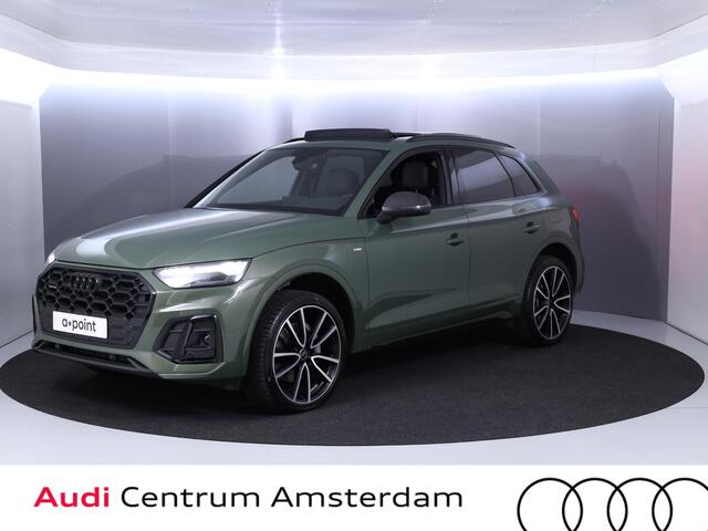 Audi Q5 55 TFSI e S edition 367 pk S-tronic | Navigatie | Panoramadak | Elektr. trekhaak | Parkeersensoren | Achteruitrijcamera | Stoelverwarming | S-Line |