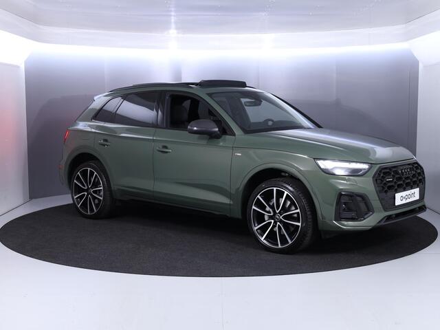 Audi Q5 55 TFSI e S edition 367 pk S-tronic | Navigatie | Panoramadak | Elektr. trekhaak | Parkeersensoren | Achteruitrijcamera | Stoelverwarming | S-Line |