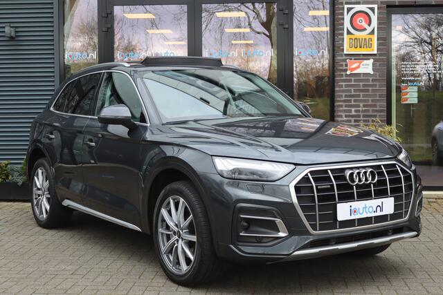 Audi Q5 50 TFSI e Quattro Sport Advanced Pano/Matrix LED/Leder/Camera/MMI+/Virtual Cockpit/Trekhaak wegkl./20"