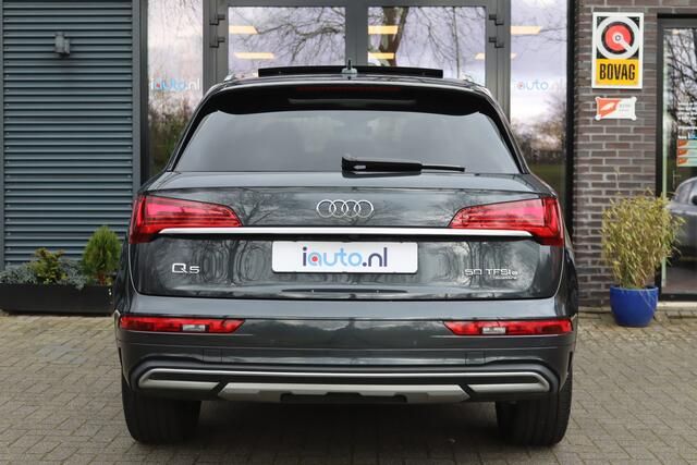 Audi Q5 50 TFSI e Quattro Sport Advanced Pano/Matrix LED/Leder/Camera/MMI+/Virtual Cockpit/Trekhaak wegkl./20"