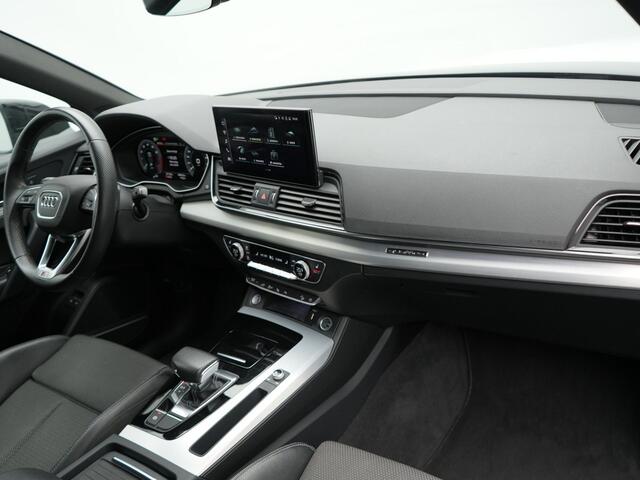 Audi Q5 50 TFSI e Quattro S-Line Plug in Hybrid PHEV | Cruise Control Adaptief | Virtual Cockpit | B&O Sound | 360 Camera | Sportstoelen Verwarmd | Climate Control | Navigatie
