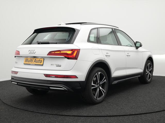 Audi Q5 50 TFSI e Pro Line Plug In Hybrid 299pk PHEV | Panodak | Trekhaak af Fabriek | Head Up | 20"L.M | Camera | Virtual | DAB | Sportstoelen Verwarmd |