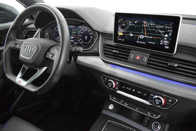 Audi Q5 55 TFSI e 368pk quattro 2x S-Line Luchtvering Head-Up B&O Keyless Virtual Cockpit Leder Panoramadak Navigatie