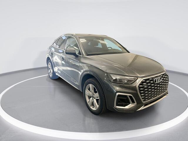 Audi Q5 Sportback 55 TFSIe 367pk S-tronic S edition Competition · Keyless · Camera · Elek. trekhaak · Elek. Achterklep · Apple/Android Car Play · 19'' Inch ·