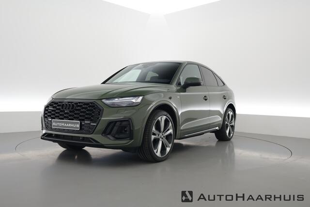 Audi Q5 Sportback 55 TFSI e S edition | District Groen | Luchtvering | HUD | Bang & Olufsen | 360cam |