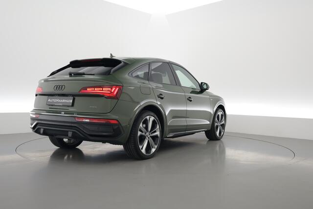 Audi Q5 Sportback 55 TFSI e S edition | District Groen | Luchtvering | HUD | Bang & Olufsen | 360cam |