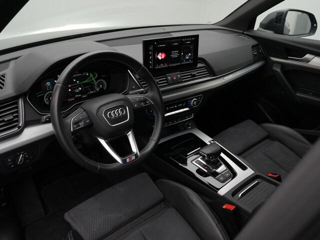 Audi Q5 50 TFSI e 299 pk S-tronic S edition Competition / S-Line | Panoramadak | Elektr. massagestoelen | Matrix LED | Rondomzicht camera | Stuur-/stoelverwarming