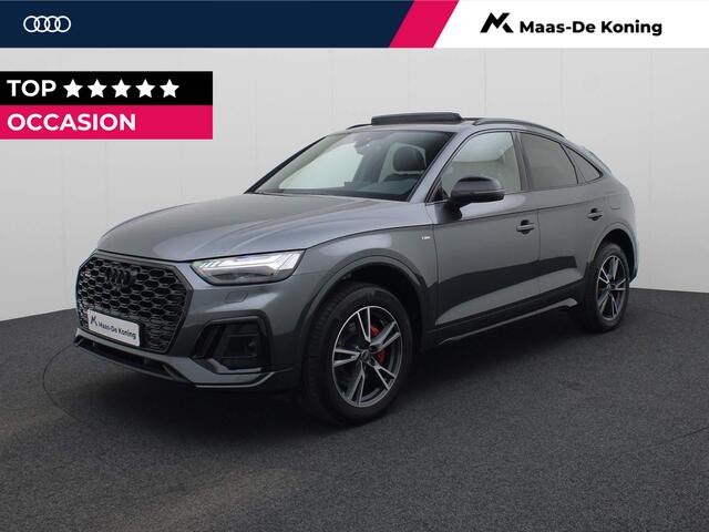 Audi Q5 Sportback 55 TFSIe PHEV 270kW/ 367PK S Line automaat | Apple Car Play | Stoelverwarming | Panoramadak | Matrix-Led | Achteruitrijcamera |