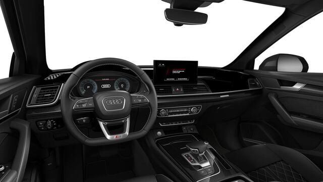 Audi Q5 55 TFSI e S edition Competition | 367 PK | Trekhaak | Panoramadak | Luchtvering | Carbon stylingpakket | Oled achterlichten | B&O premium sound | Leder interieur |