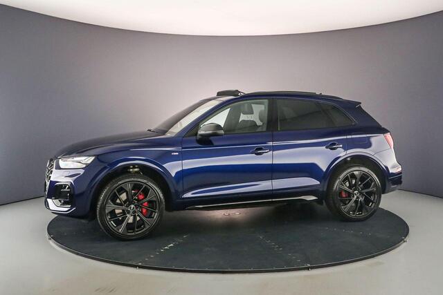 Audi Q5 55 TFSI e S Edition Comp. | Pano | B&O | Head Up | Trekhaak | Leder | 21 inch | Optiek Zwart | S Line | City / Tour |