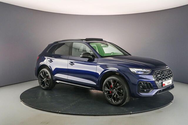 Audi Q5 55 TFSI e S Edition Comp. | Pano | B&O | Head Up | Trekhaak | Leder | 21 inch | Optiek Zwart | S Line | City / Tour |
