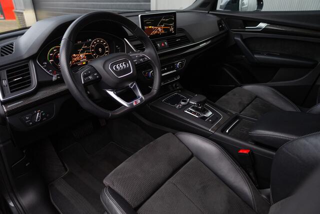 Audi Q5 55 TFSI e 367 pk Quattro Competition S-Line / Pano-Dak/ Lucht-Vering/ Keyless/ B&O-Sound/ Camera/ Matrix-LED/ Sport-Stoelen/ Stoel.Verw/ Carbon/ Adap.Cruise/ 21'' LMV