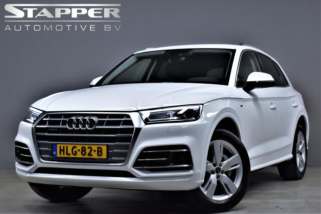 Audi Q5 50 TFSI e 300pk Quattro S-line 1e Eig. Dealer OH Trekhaak/Camera/Keyless/Adap.cruise/Stoelverw./Led/Navi