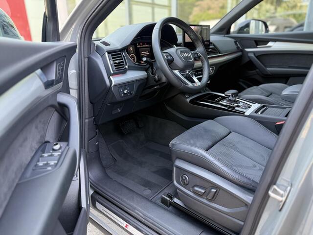 Audi Q5 55 TFSI e quattro S-Line Competition Quantum Grijs|Pano|B&O|Memory|Matrix|21"|