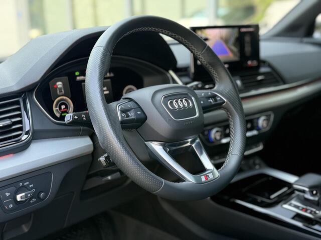 Audi Q5 55 TFSI e quattro S-Line Competition Quantum Grijs|Pano|B&O|Memory|Matrix|21"|