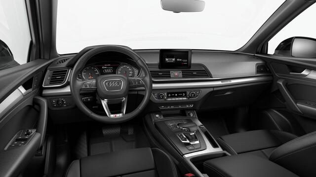 Audi Q5 50 TFSI e quattro S edition | 299 PK | SoH 97% | Automaat | Panoramadak | Parkeersensoren | Navigatiesysteem | Sportstoelen | S line |