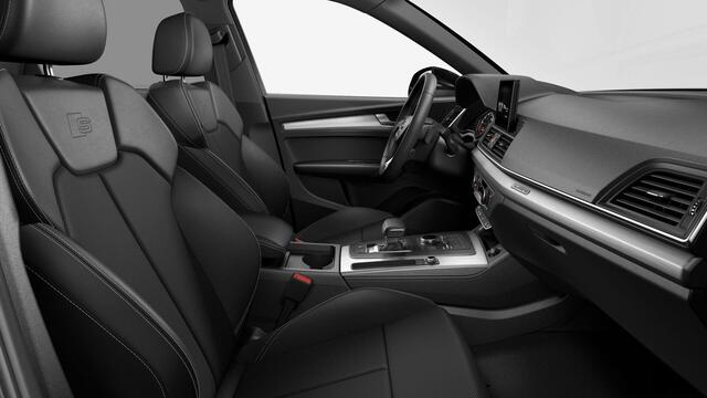 Audi Q5 50 TFSI e quattro S edition | 299 PK | SoH 97% | Automaat | Panoramadak | Parkeersensoren | Navigatiesysteem | Sportstoelen | S line |