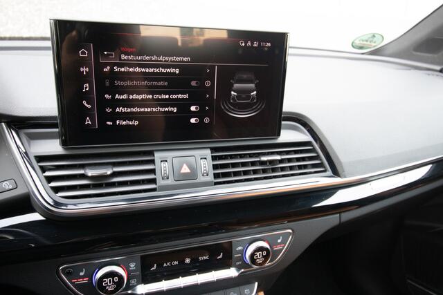 Audi Q5 55 TFSI e S edition Competition | Audi Exclusive | 3 X S-Line | Pano | B&O | Sfeer | Luchtvering | Matrix LED | 21 Inch | 360 View | HUD | S-Seats | Trekhaak | DAB | Carplay | Alle Opties | Dealer Onderhouden | BTW | 1 Eigenaar | Garantie