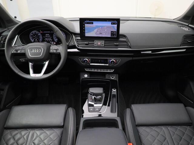 Audi Q5 Sportback 55 TFSIe 270kW/367PK S Line · Panoramadak · Leder · Trekhaak · Garantie tot augustus 2029 of 100000km