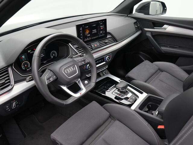 Audi Q5 50 TFSI e 299 pk S-tronic quattro S edition | Panoramadak | Achteruitrijcamera | Standkachel | Stoelverwarming | Full LED | Adaptive Cruise | 19 inch