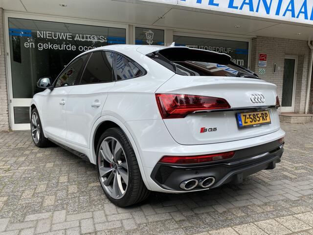 Audi Q5 SQ5 Sportback Nieuw model Dealer onderh. 3.0 TDI SQ5 quattro S Line nw. pr. ¤140.000 Pano/Navigatie Full Map/ Autom. airco/./Achteruitr.camera/Vol leder/Adapt. Cruisecontr./21 Inch L.M./Led verl./Park. sens. v+a/Zwenb. Trekhaak/Luchtvering/Keyless/Track&T