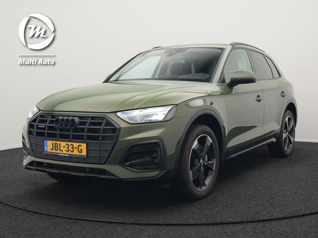 Audi Q5 50 TFSI e Advanced edition Plug In Hybrid 300pk Dealer O.H PHEV | Trekhaak Af Fabriek | Adaptive Cruise | Lederen Sportstoelen Verwarmd | Navigatie | Virtual | DAB | 21" L.M |