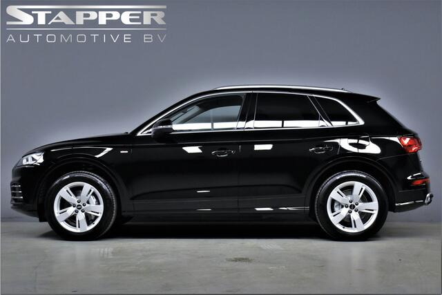 Audi Q5 55 TFSIe 367pk Quattro S-line 1e Eig. Dealer OH Trekhaak/Keyless/Camera/Navi/Led/Leer/Stoelverw./Pdc/Lmv''