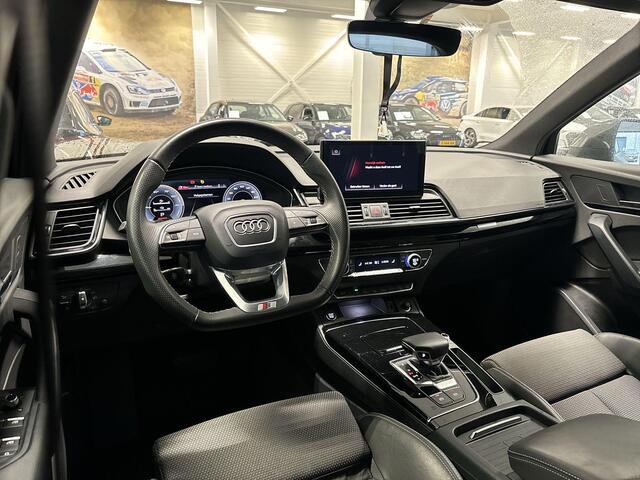 Audi Q5 50 TFSIe 299pk S-tronic S edition Competition · Apple/Android Car Play · Luchtvering · Keyless · 360 Camera · Elek. Achterklep · 20'' Inch · 01-08-2027 of 100.000km