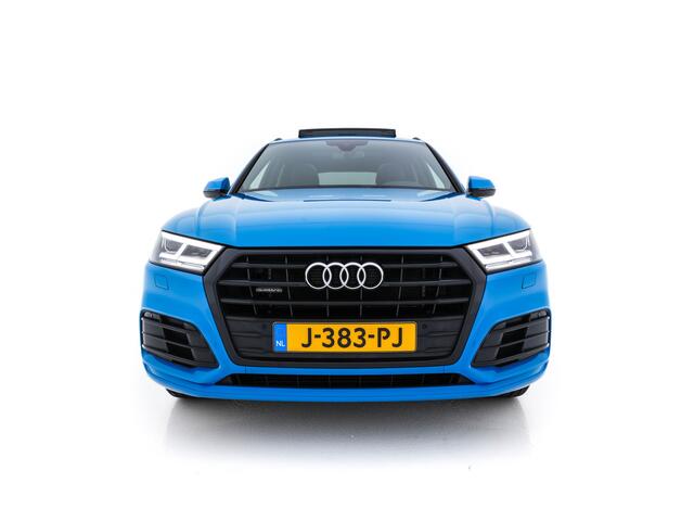 Audi Q5 50 TFSI e quattro S edition (INCL.BTW) *PANO | LEATHER-FABRIC | FULL-LED | DIGI-COCKPIT | NAVI-FULLMAP | HEATED-SPORTSEATS | KEYLESS | DAB+ | CAMERA | PRIVACY-GLASS | SHIFT-PADDLES | ECC | PDC | CRUISE | 19''ALU*